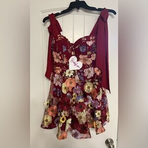 NWT BuddyLove Carter Solstice Floral Embroidery Dress SZ M